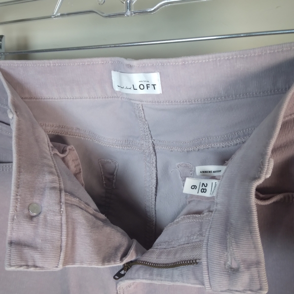 LOFT Lavender Corduroy Pants - Picture 4 of 4